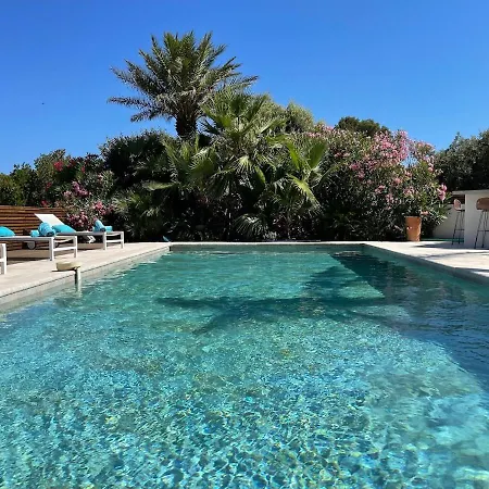 וילה Mas Des Iles D'or - Vue Unique, Piscine Chauffee, Jacuzzi, Tennis הייר