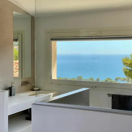 Mas Des îles D'or - Vue Unique, Piscine Chauffée, Jacuzzi, Tennis Hyères