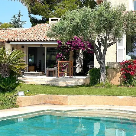 Mas Des Iles D'or - Vue Unique, Piscine Chauffee, Jacuzzi, Tennis הייר