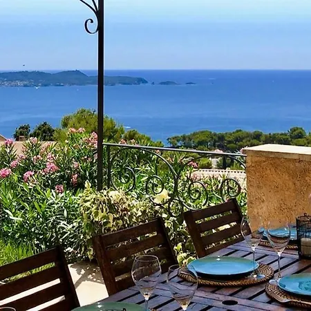 וילה Mas Des Iles D'or - Vue Unique, Piscine Chauffee, Jacuzzi, Tennis הייר