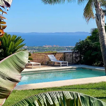 Mas Des Iles D'or - Vue Unique, Piscine Chauffee, Jacuzzi, Tennis וילה *